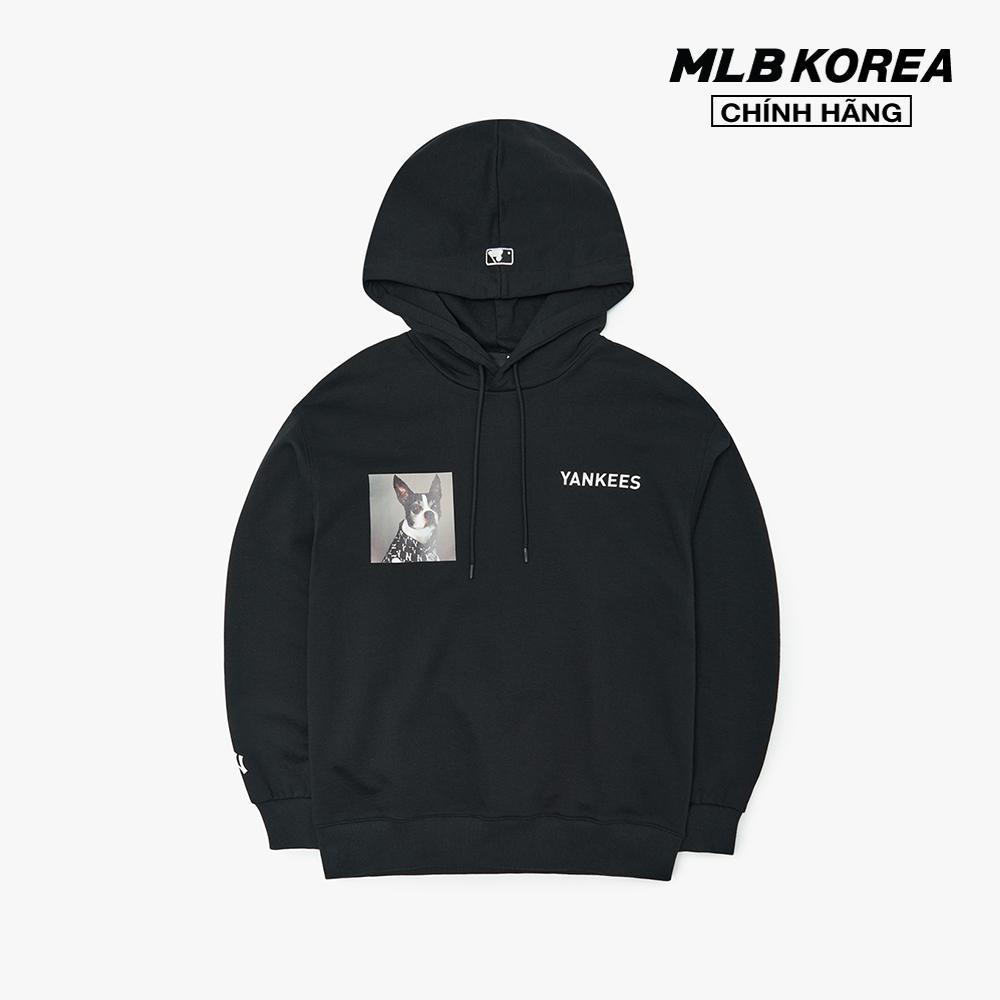 MLB - Áo hoodie tay dài phối mũ Bark Overfit 3AHDN0226