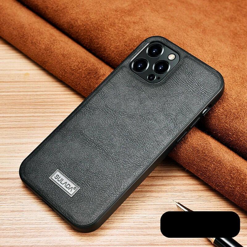 Ốp Lưng Da Sulada cho Điện Thoại Iphone - Hàng Chính Hãng