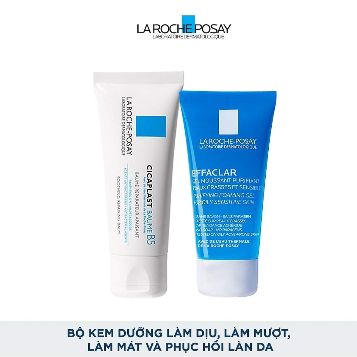 Bộ kem dưỡng làm dịu làm mượt làm mát và phục hồi làn da La Roche Posay Cicaplast Baume B5 Soothing Repairing Balm