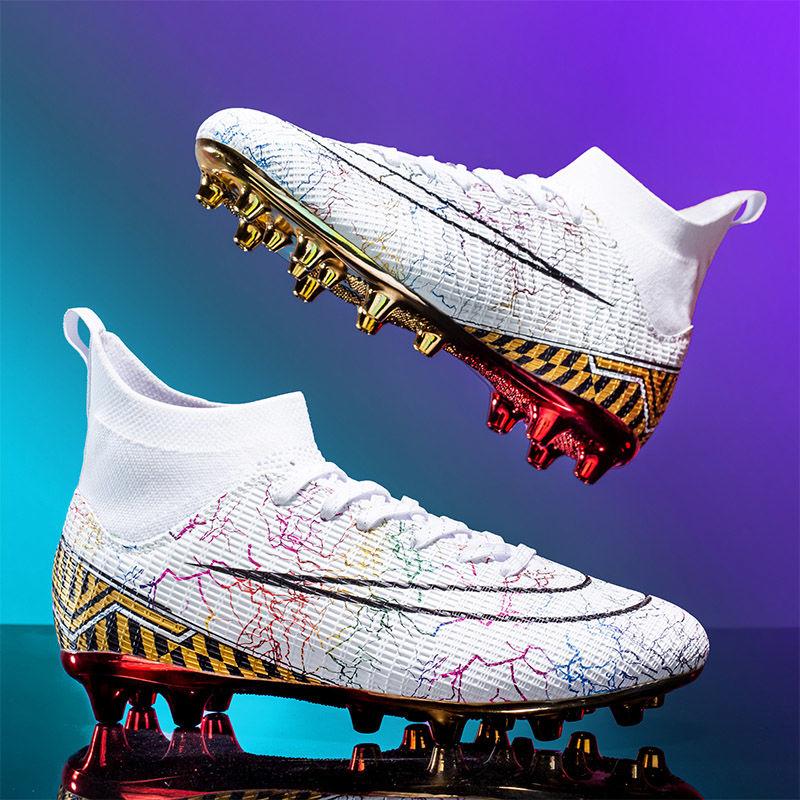 LCRTZKG 2023 Giày bóng đá Assassin mới cho nam giới World Cup AG Long Nail Race Đào tạo Giày cho nam giới và phụ nữ Sinh viên trẻ em Broken Nail