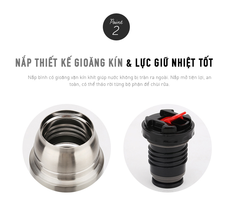Bình Giữ Nhiệt Lock&amp;Lock Vienna LHC1430SV (500ml)