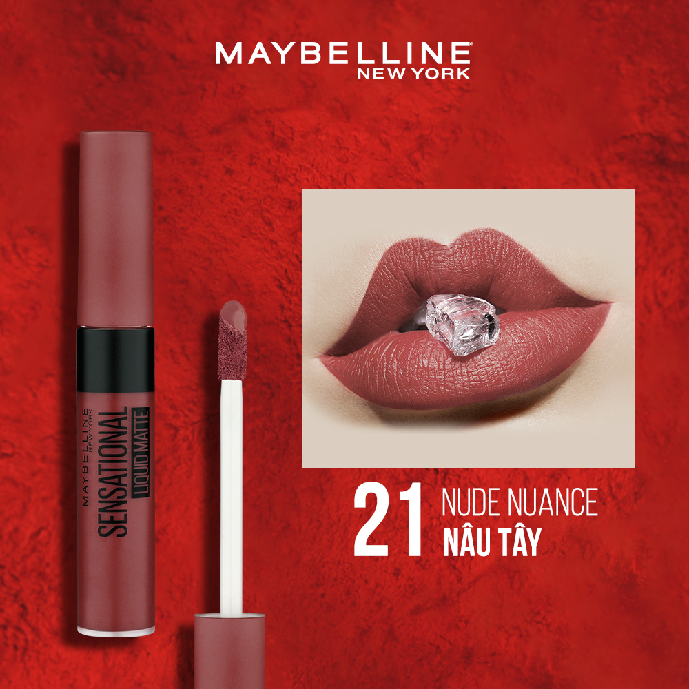 Son Kem Lì Nhẹ Môi Maybelline New York Sensational Liquid Matte Lipstick 7ml