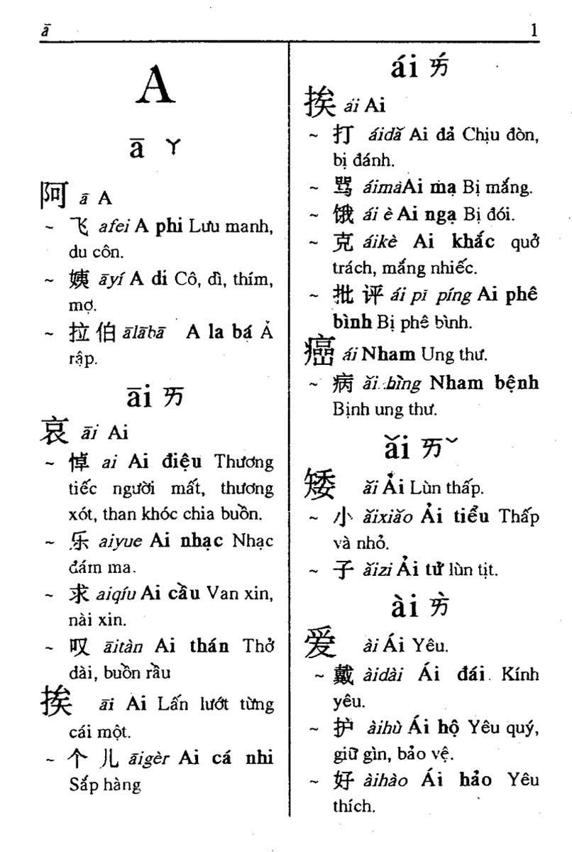 Từ Điển Hoa Việt Thông Dụng_QB