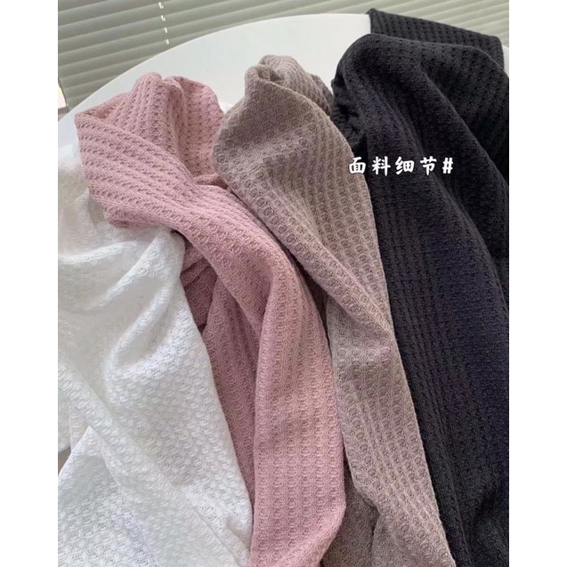 Áo len dài tay nữ FHULA thu đông, áo sweater phong cách hàn quốc