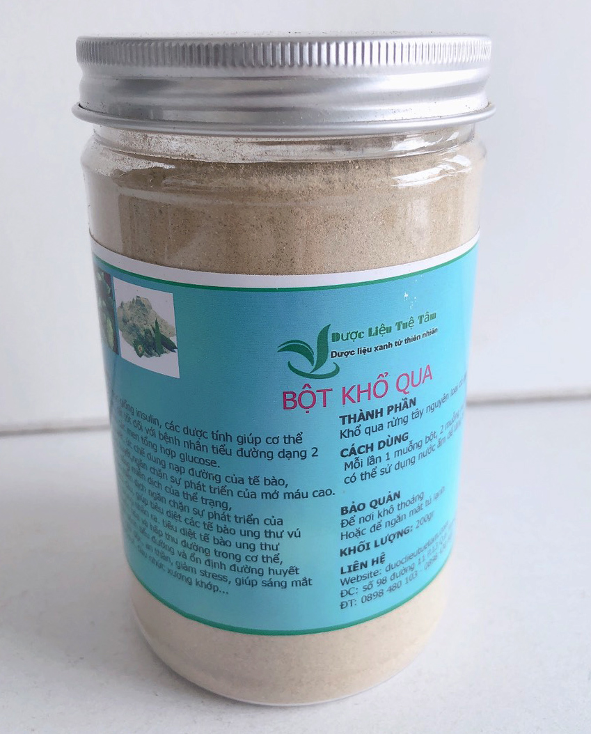 Bột khổ qua - Bột mướp đắng rừng - Hủ 500gr