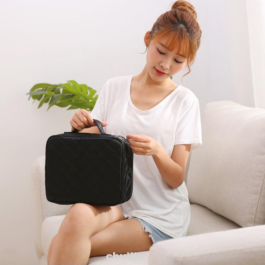 Túi Lưới Đựng Đồ Trang Điểm Hai Lớp Đa Năng Tiện Dụng