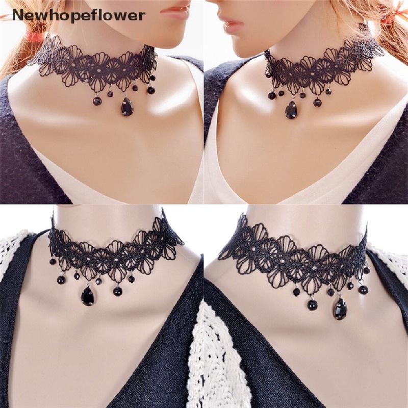 Vòng cổ choker ren phong cách gothic cổ điển xinh đẹp