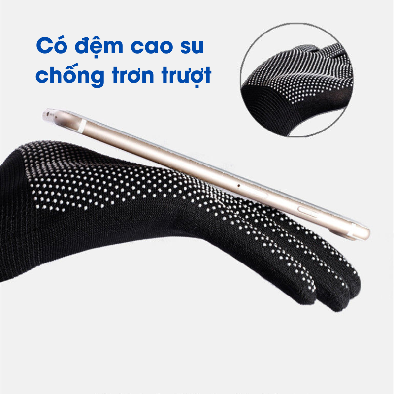 Găng Tay Lái Xe GT04 Bao Tay Chống Nắng Thoáng Khí Chống Trượt