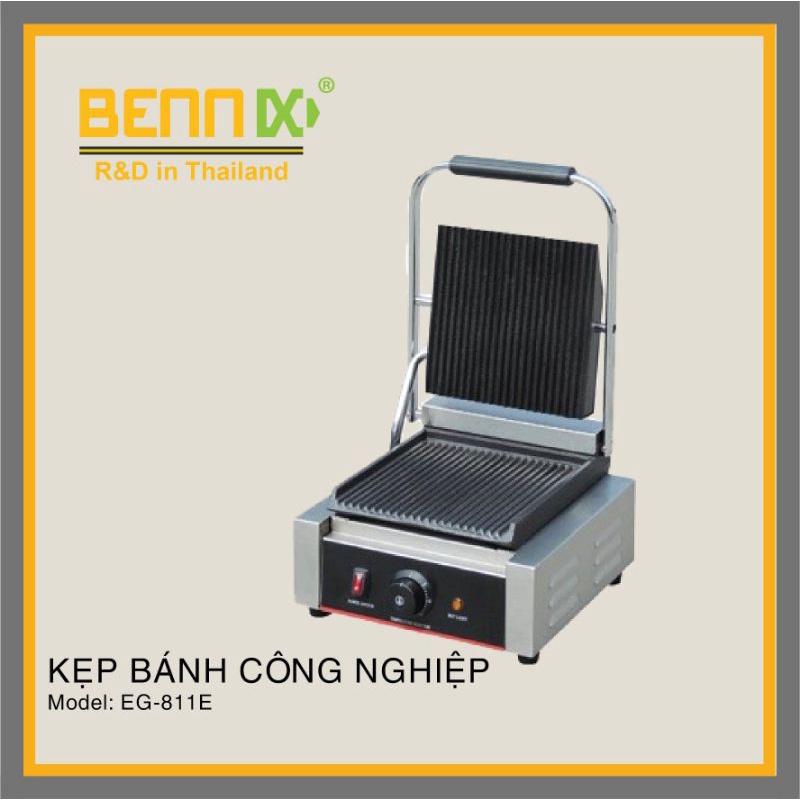 Máy kẹp, máy ép bánh mỳ đơn công nghiệp Bennix EG-811E Hàng chính hãng