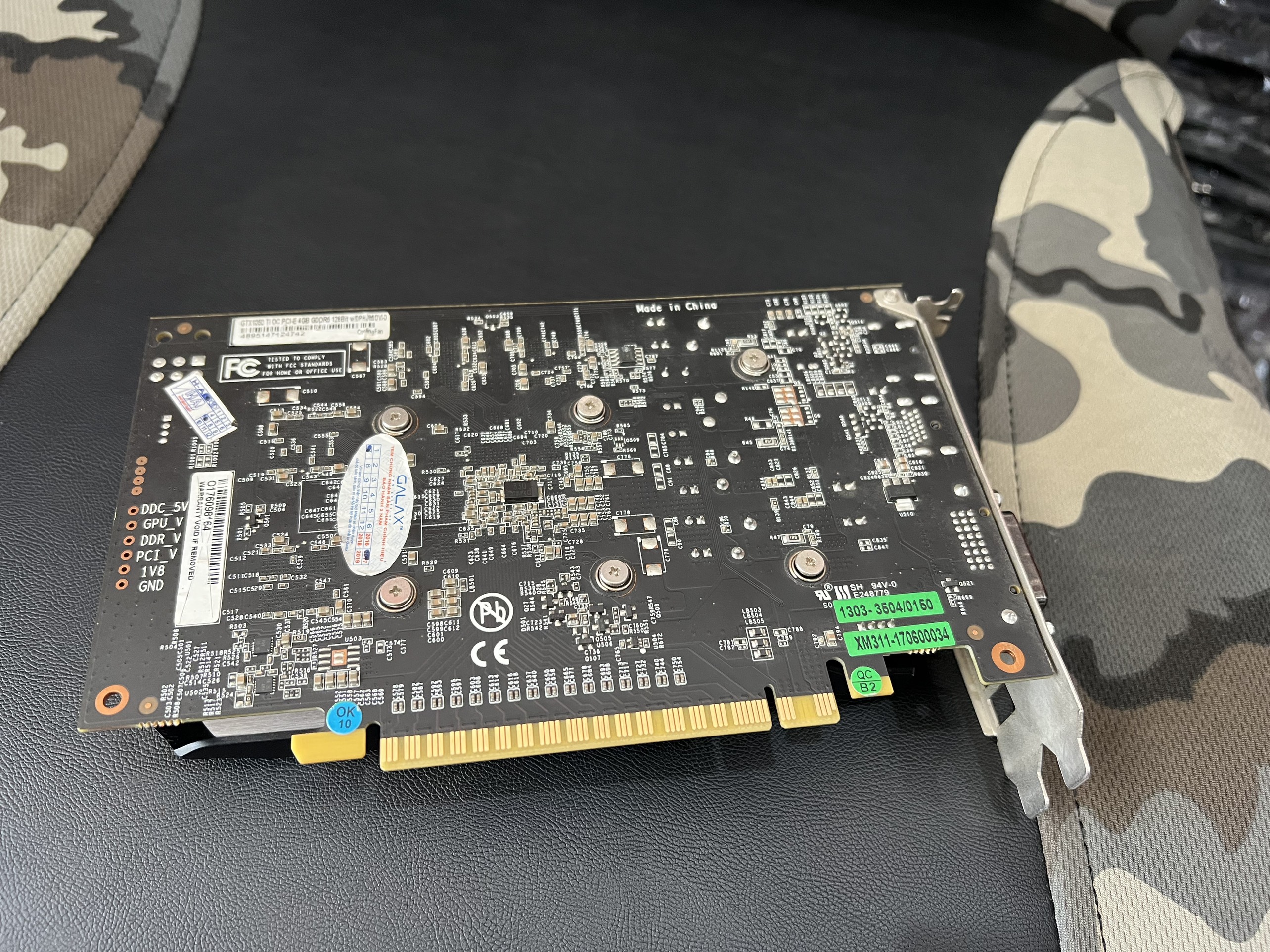 VGA Galax GTX 1050Ti OC 4GB DDR5 - Hàng chính hãng