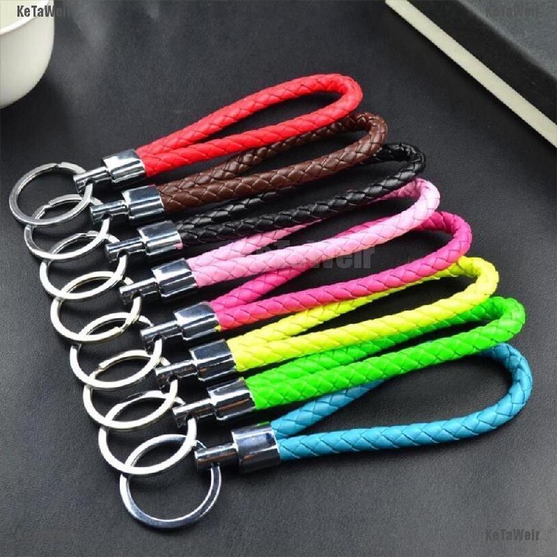 Móc Khóa Da Dài Nhiều Màu Size 12 cm Khoen Tròn Thép 30 mm - Trường Thịnh Sài Gòn