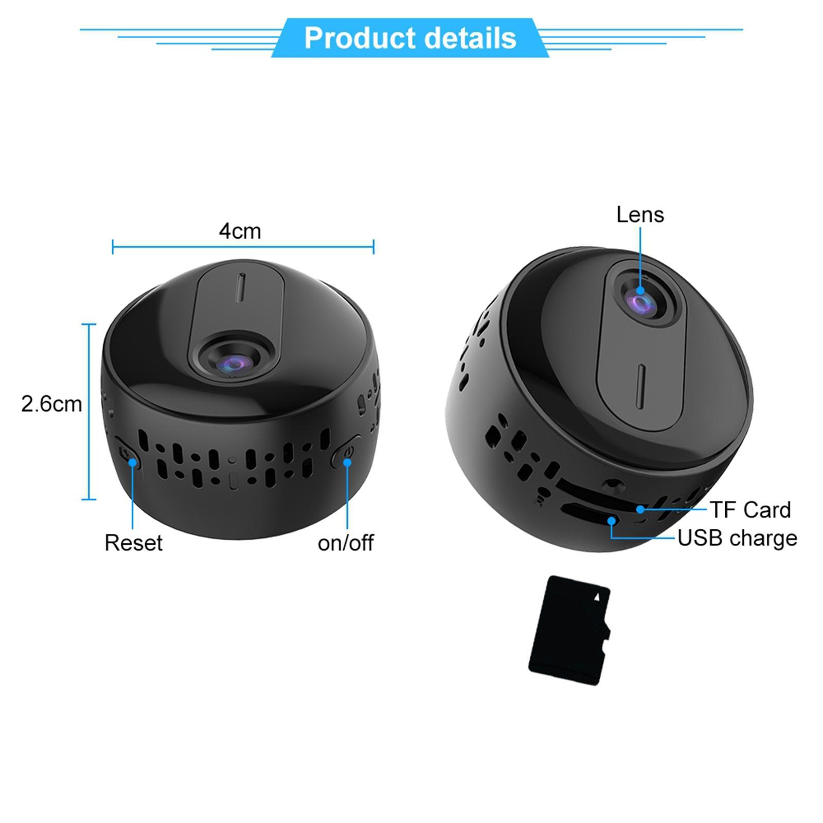 Mini Small Camera for Nanny Indoor Home Office Security