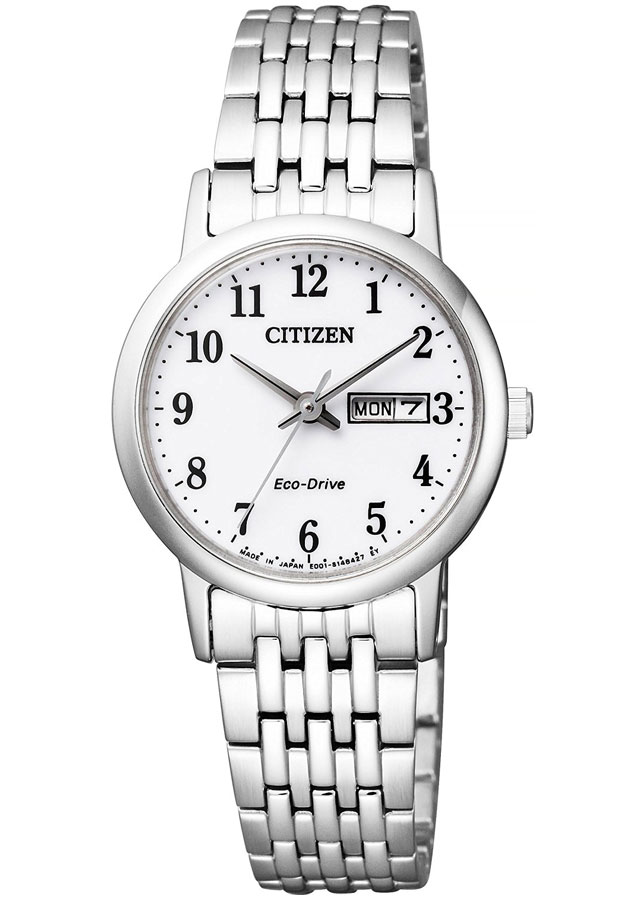 Đồng Hồ Nữ Citizen Dây Thép Không Gỉ EW3250-53A - Mặt Trắng (Sapphire)