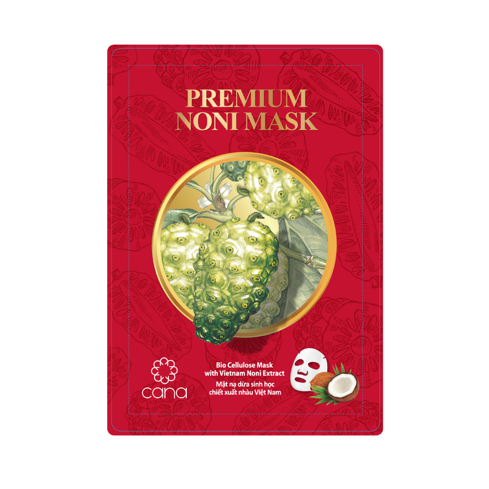 Mặt nạ dưỡng ẩm chống lão hóa chiết xuất trái nhàu cao cấp Cana Premium Noni Mask 30g
