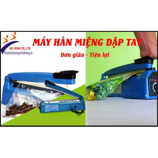 MÁY HÀN MIỆNG TÚI NILONG, TÚI ZIP, DẬP TAY PFS 40cm SIÊU BỀN + Tặng kèm 1 Thanh Dây Hàn