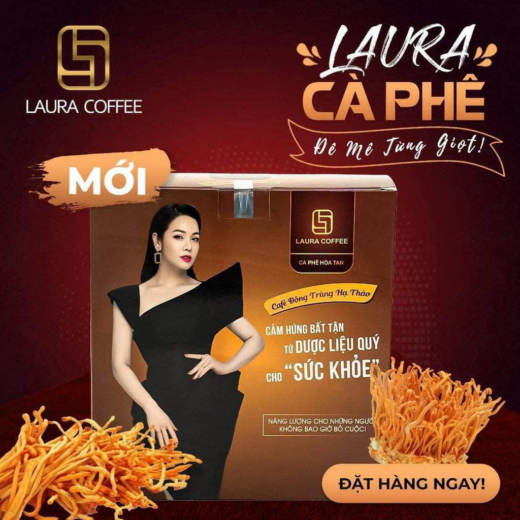 Cà phê hòa tan cao cấp Laura Coffee Nhật Kim Anh hộp 10 gói