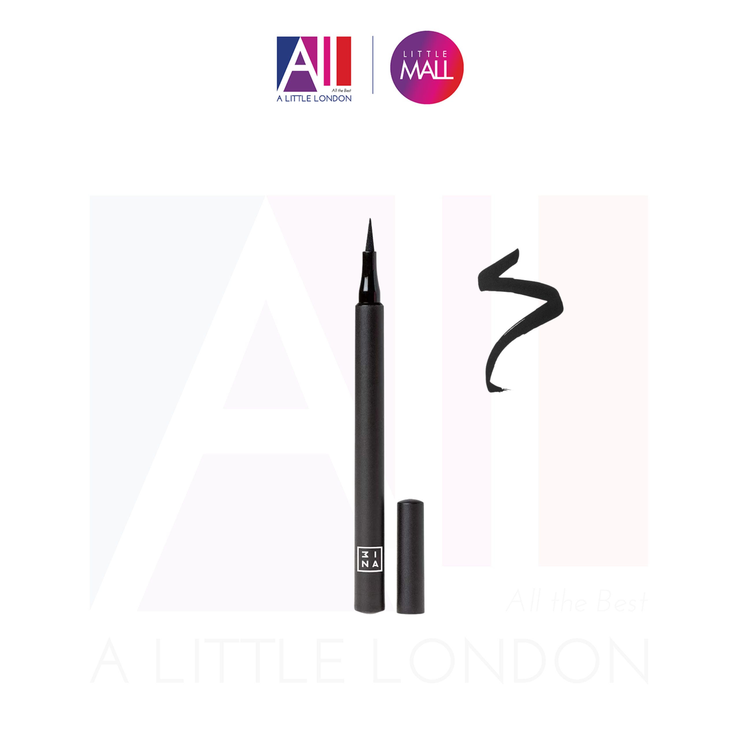 Bút kẻ mắt nước lâu trôi 3ina 900 The 24h Pen Eyeliner 1.2ml (Bill Anh)