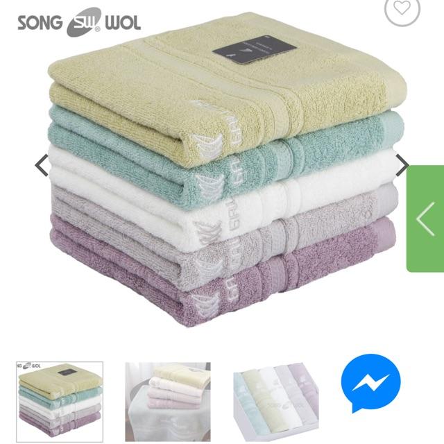 Khăn tắm cỡ trung Hàn Quốc 40x80cm Dày Dặn cao cấp - Songwol