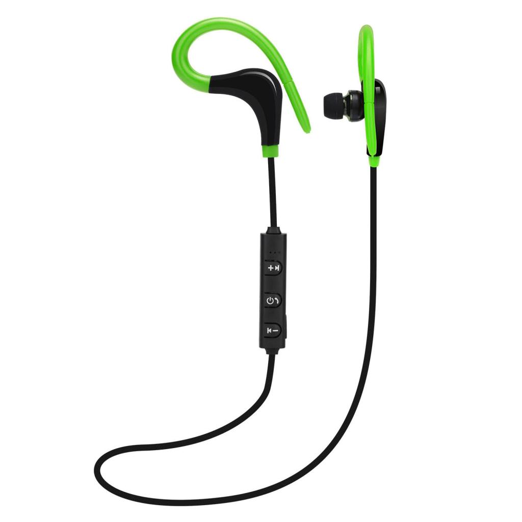 Wireless Sports Bluetooth Stereo Headset Ear Hook Headphone Neckband
