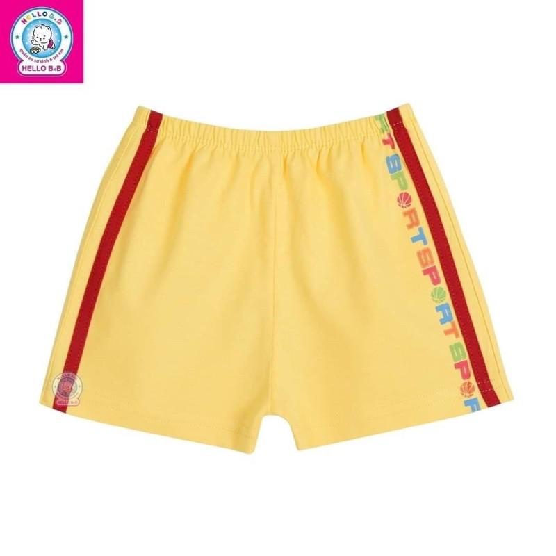 Size bé 6-35kg Quần 3 sọc ngắn màu bé trai Hello BB | Hellobb - Kiddy and Mommy