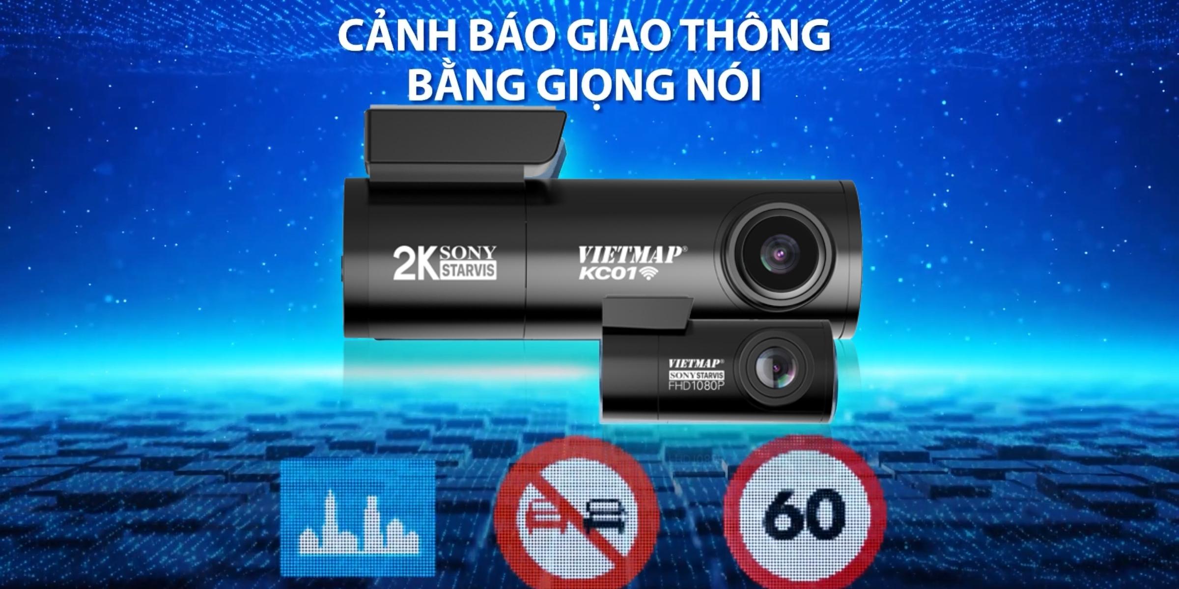 Vietmap KC01 - Cảnh báo tốc độ giới hạn ô tô bằng giọng nói dành cho xe ô tô - Hàng chính hãng