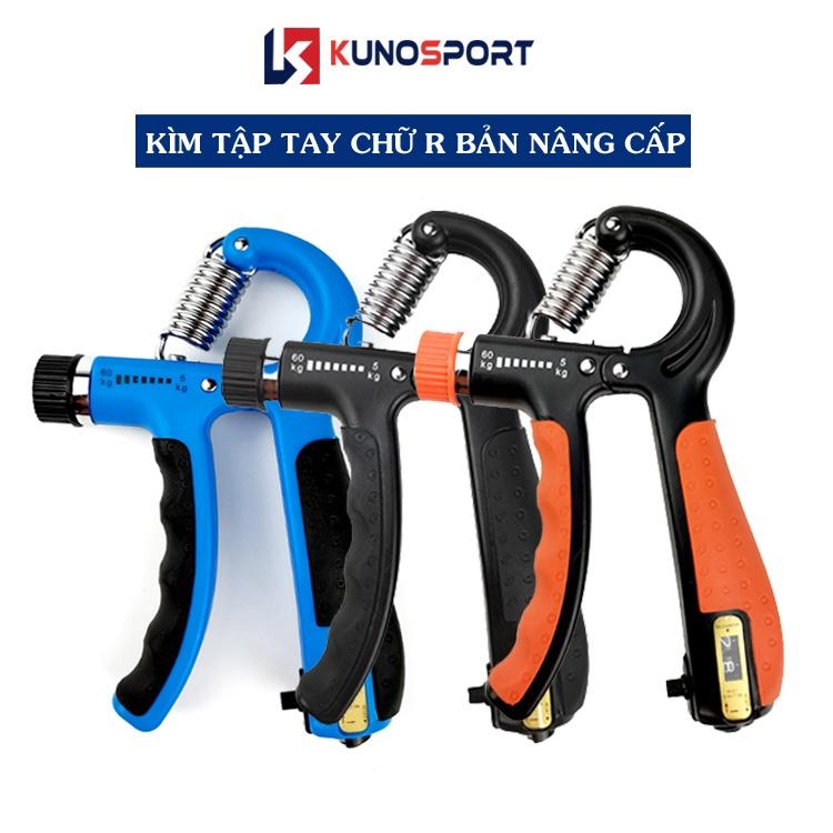 Kìm Bóp Tập Cơ Tay, Dụng Cụ Tập Cơ Tay Kìm R Có Bộ Đếm Số Bản Nâng Cấp 5-60KG