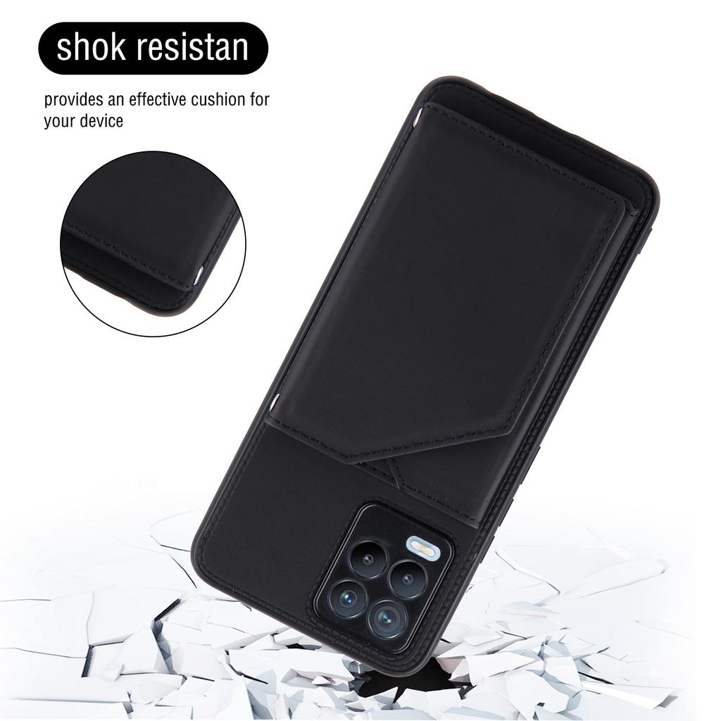 Ốp lưng điện thoại dạng ví da Cho OPPO / A5 A52/ A72/ A92 A95 5G K9 Realme 8 / 8 Pro 4G Reno6 Pro+ 5G