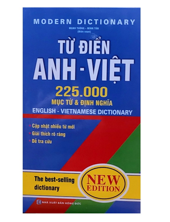 Sách - Từ Điển Anh Việt 225000 mục từ và định nghĩa (BT)