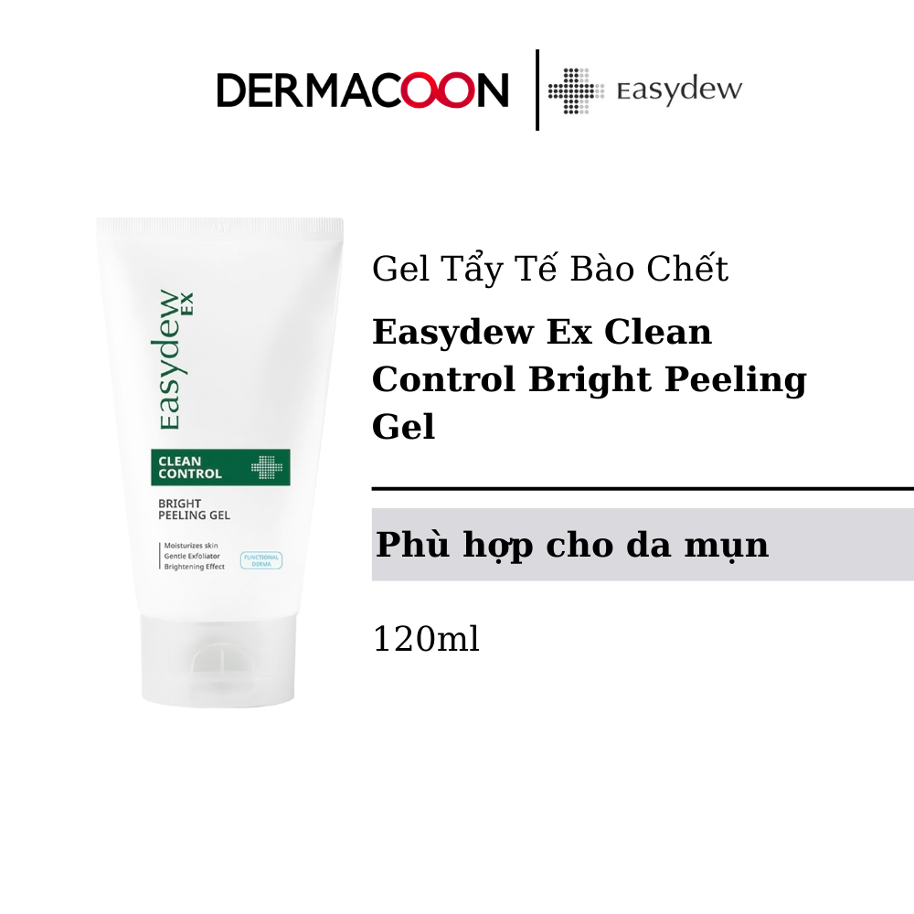 Gel Tẩy Tế Bào Chết Easydew Ex Dành Cho Mọi Loại Da Clean Control Bright Peeling Gel 120ml