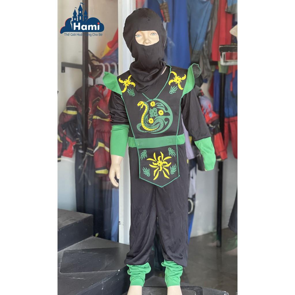 ẢNH THẬT - VIDEO - HÓA TRANG NINJA RẮN XANH/ĐỎ CHO BÉ TRAI