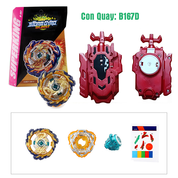 Đồ Chơi Con Quay B167 Kèm Tay Quay | Con Quay BEYBLADE B167