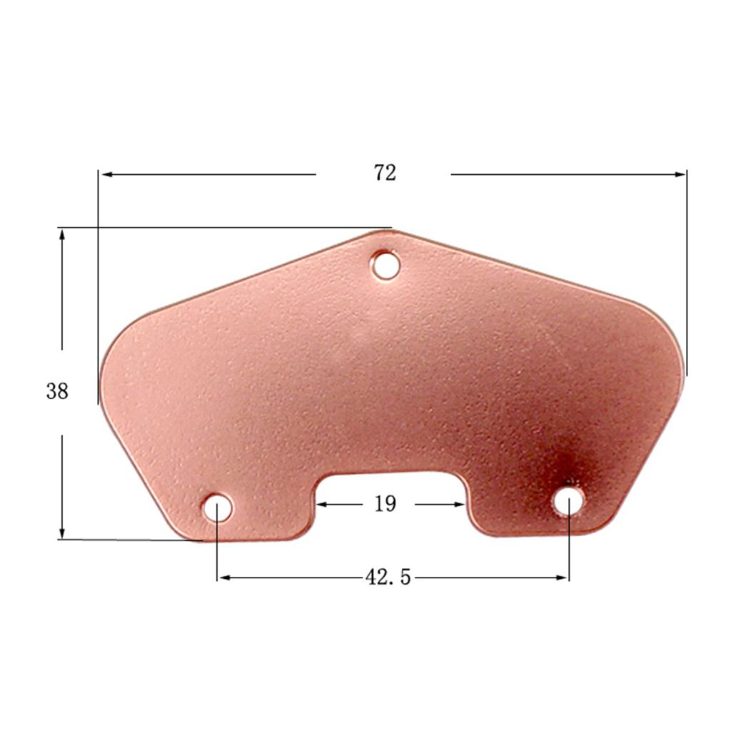 Đồng-Đỏ Humbucker Ghita Đế Cho TL Đàn Guitar Điện Dây Nhạc Cụ Phần