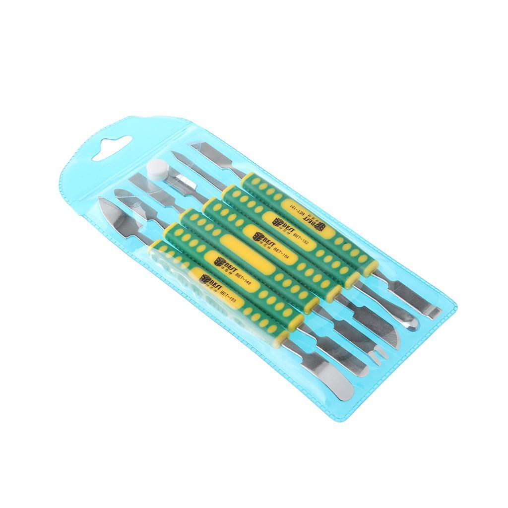 6 in 1 Repair Opening Tools Metal Pry Spudger Disassemble Set Cell Phone