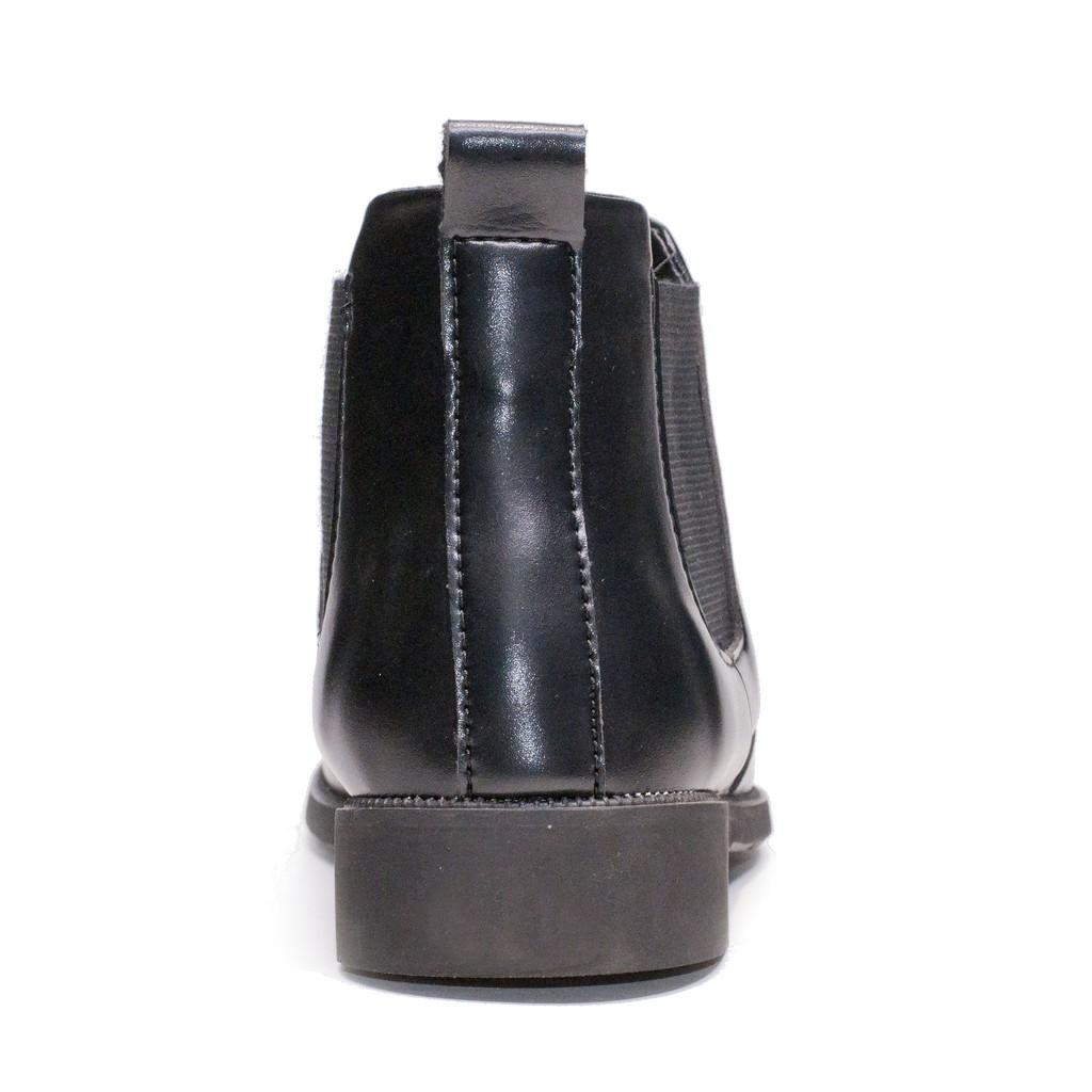 Giày Chelsea Boot Nam Cổ Chun Da Nhám Màu Đen Đế Khâu Rất Chắc Chắn - CB520-NHAMCHUN