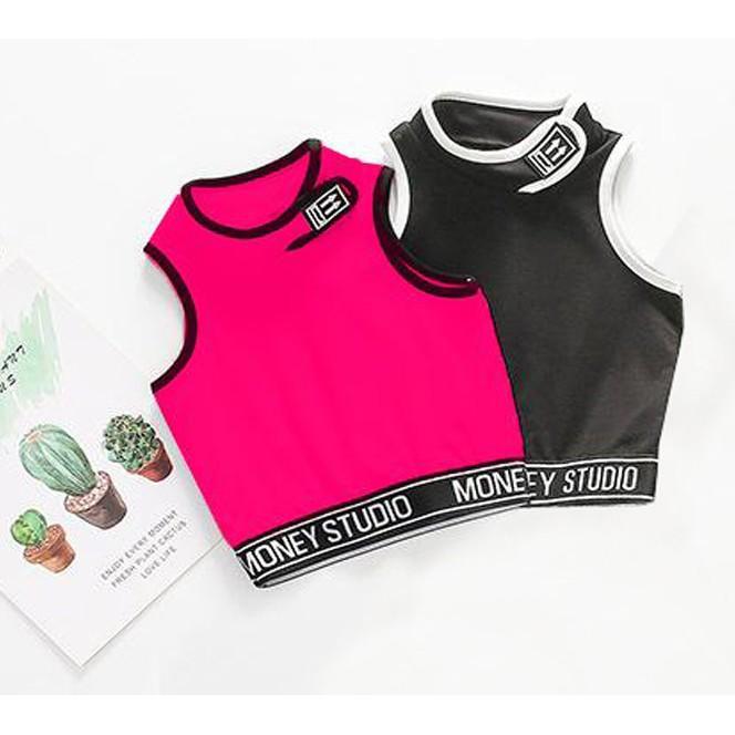 Áo body lửng thời trang thể thao cho bé gái - Quần áo trẻ em - SockiMall