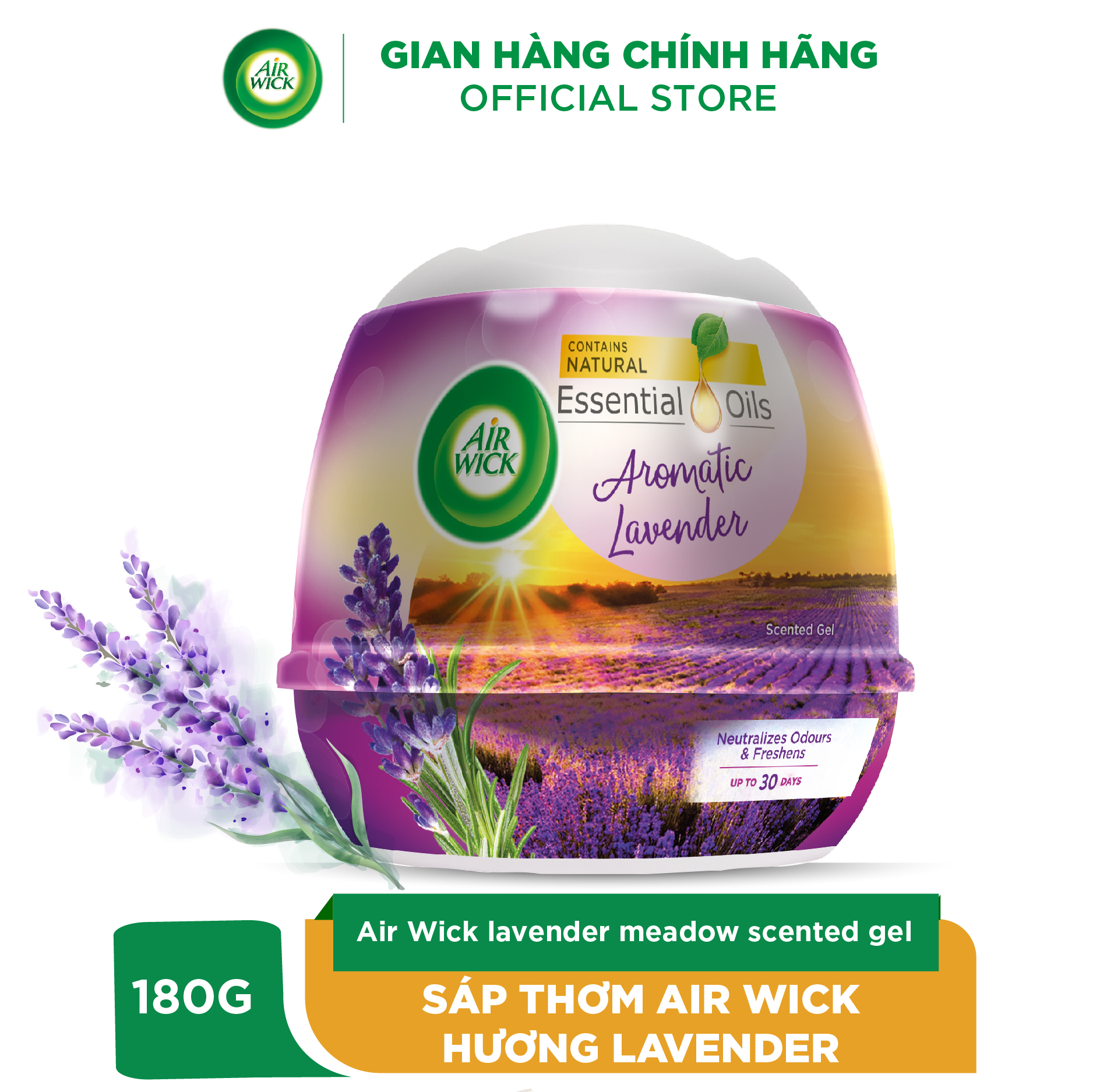 Sáp thơm Air Wick hương Lavender 180 g