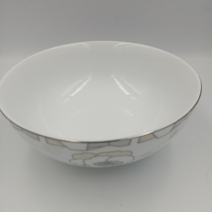 Tô phở sứ Long Phương Hoa Hồng Bạc Cao Cấp