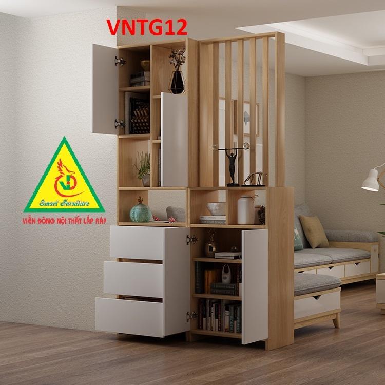 TỦ TRANG TRÍ KIÊM VÁCH NGĂN PHÒNG VNTG12_ Nội thất lắp ráp Viendong Adv