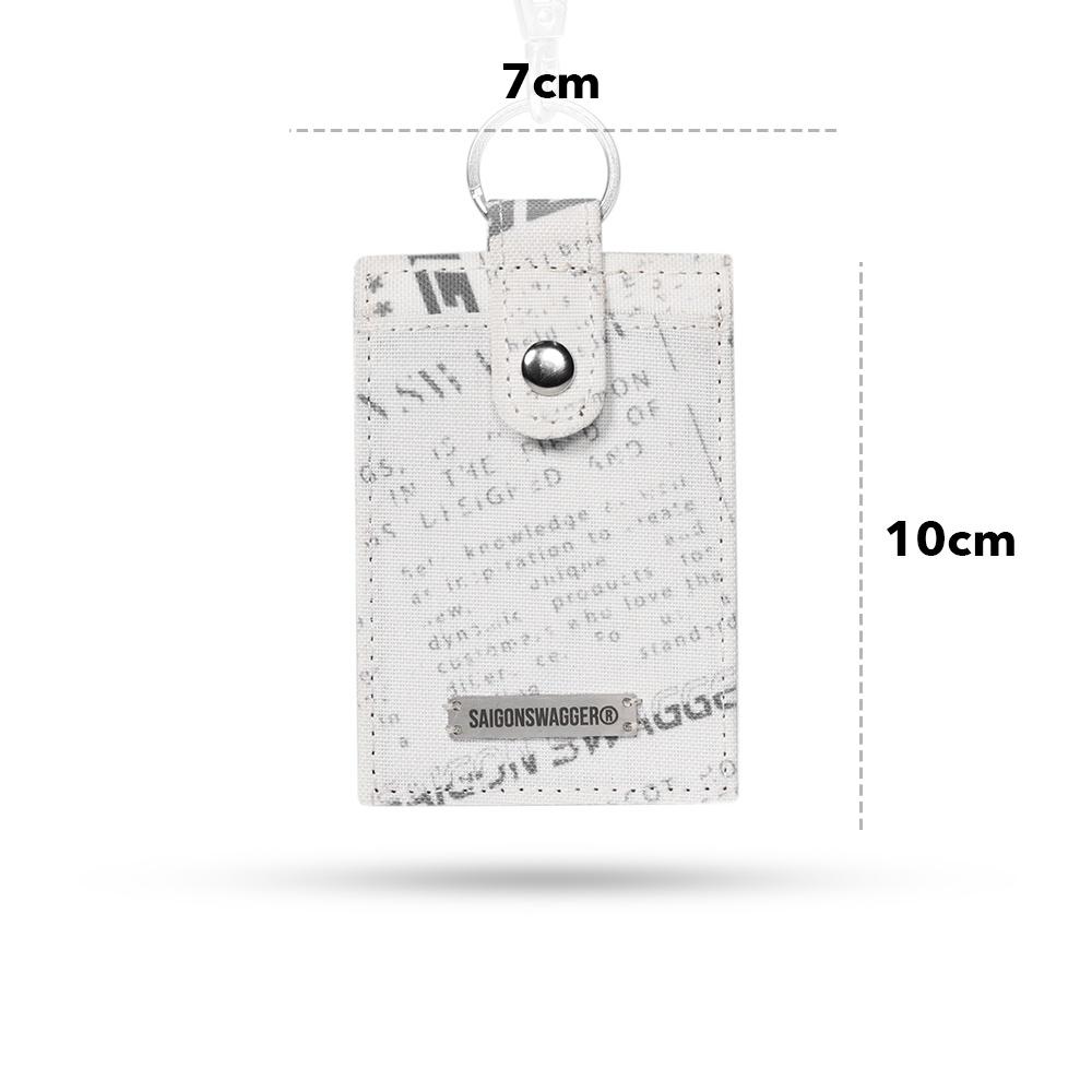 Móc Khóa Dọc In Báo SAIGON SWAGGER Journal Card Keychain