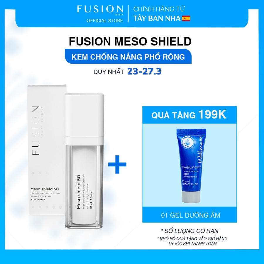 Kem chống nắng phổ rộng Fusion Meso Shield 50 30ml