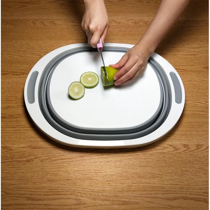 Thớt kiêm chậu gập gọn đa năng