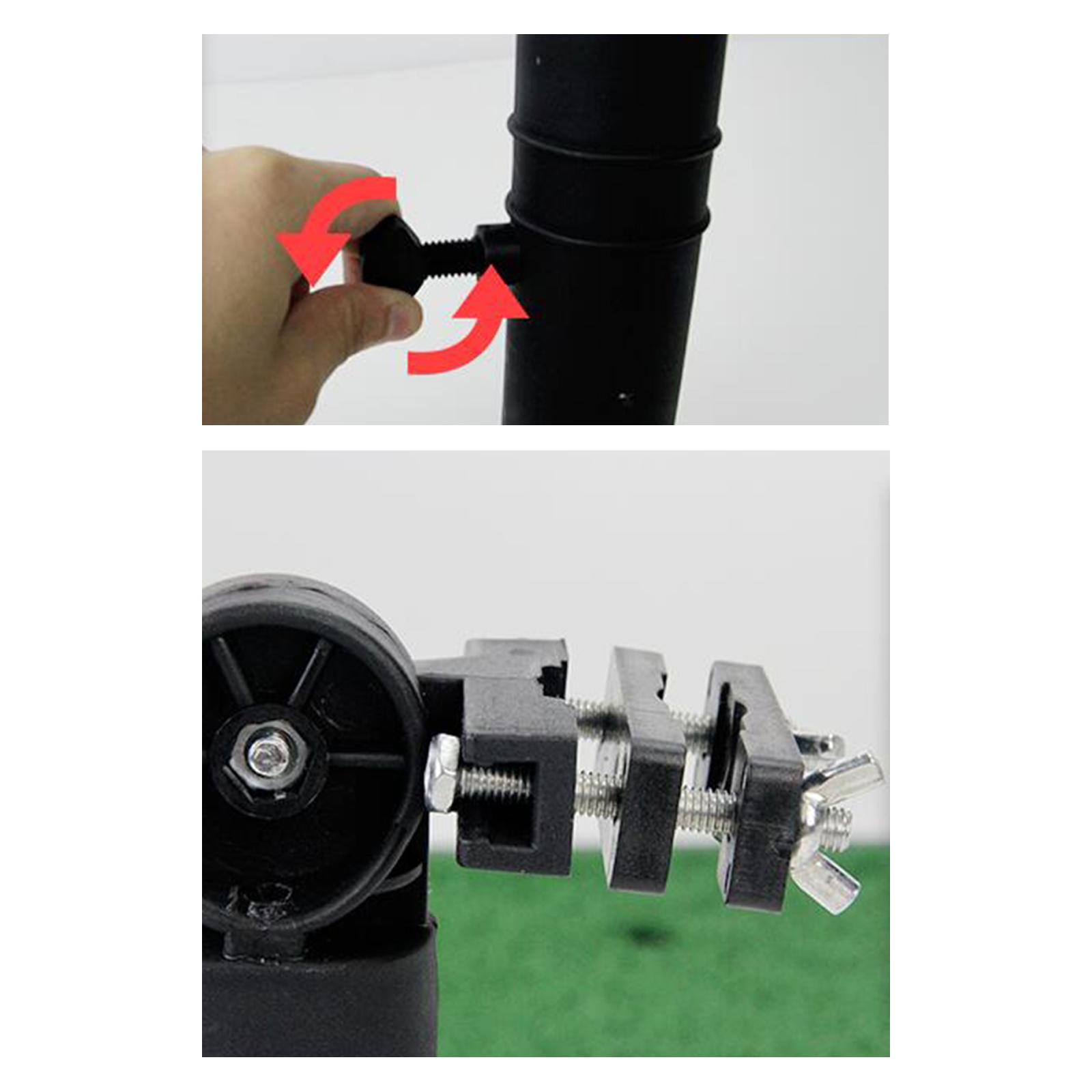 Golf Trolley Umbrella Holder Universal Golf Cart Umbrella Stand Mount for Golf Cart Handles, Plastic