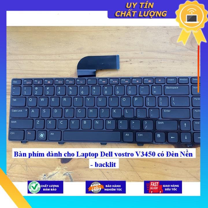 Bàn phím dùng cho Laptop Dell vostro V3450 có Đèn Nền - Hàng Nhập Khẩu New Seal