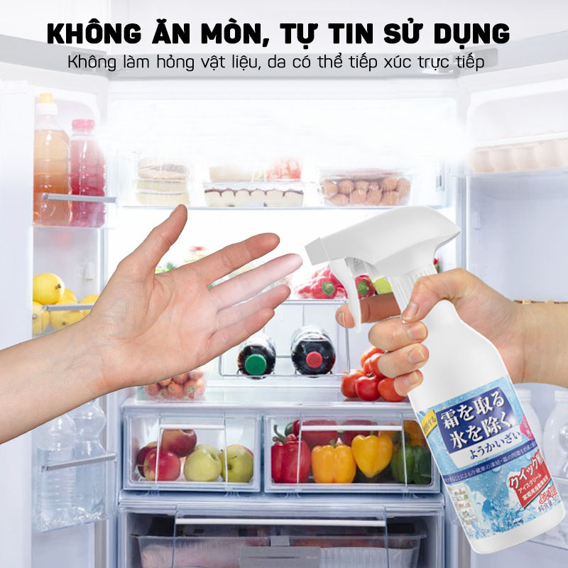 Dung Dịch Làm Tan Băng Tuyết Và Rã Đông Tủ Lạnh 500ML