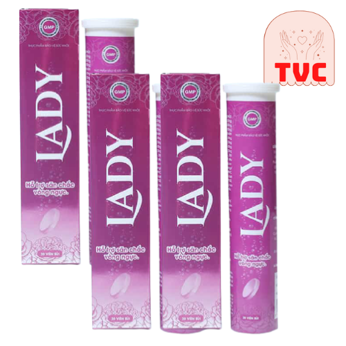 Combo 3 Hộp Viên Sủi Lady - Cân Bằng Nội Tiết Tố Nữ, Hỗ Trợ Tăng Size Vòng 1 Hiệu Quả, An Toàn Chờ duyệt tự động