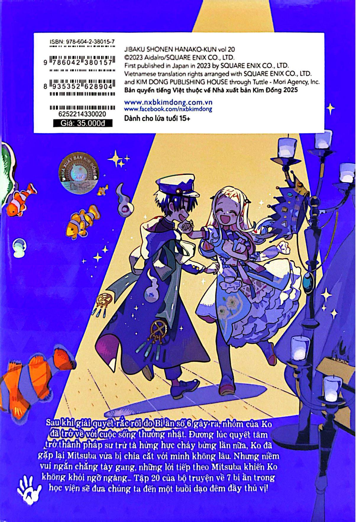 Sách - "Cậu" Ma Nhà Xí Hanako - Tập 20 (Tái Bản 2025)