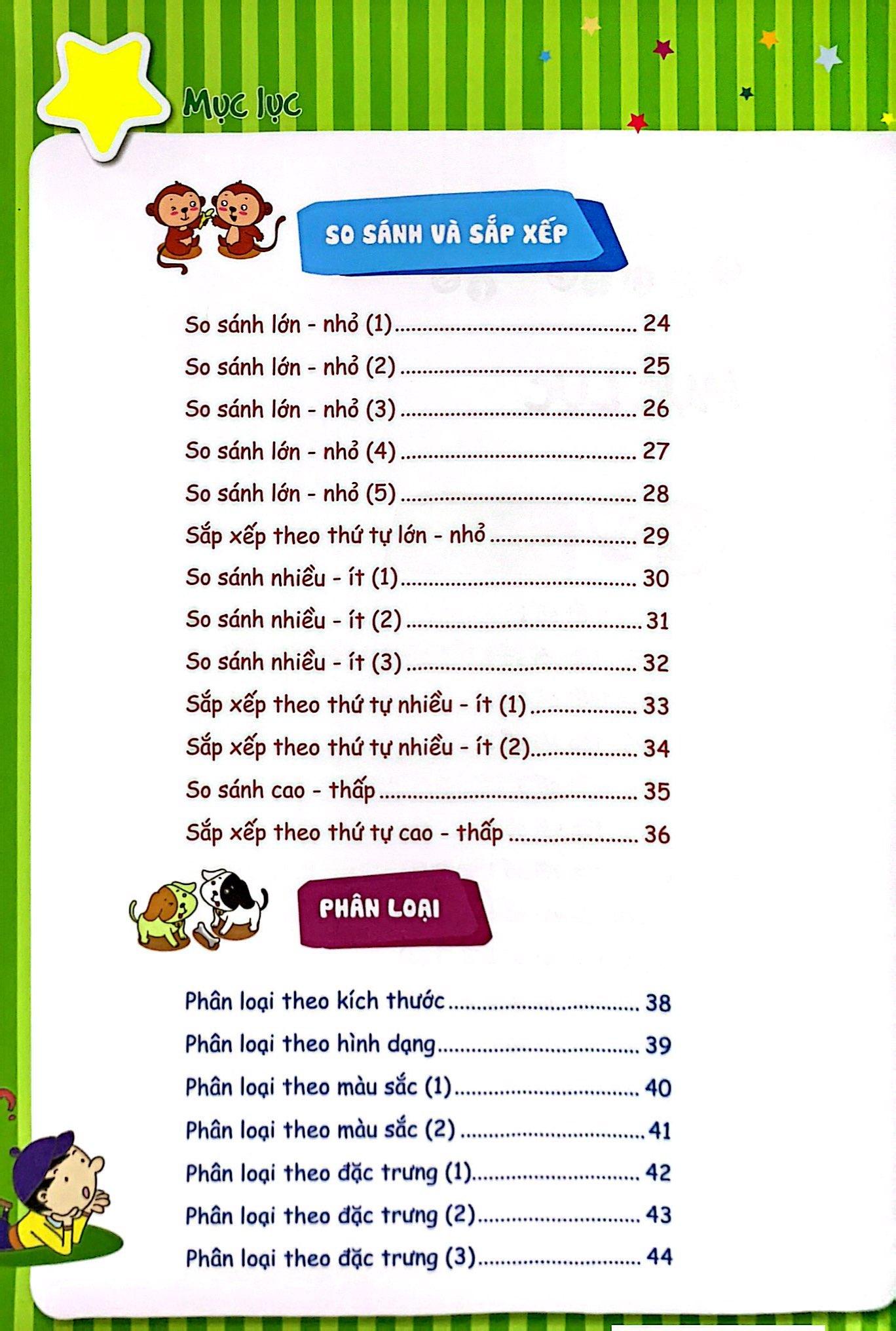 Toán Học Cho Trẻ Mẫu Giáo: Lớp Mầm 1