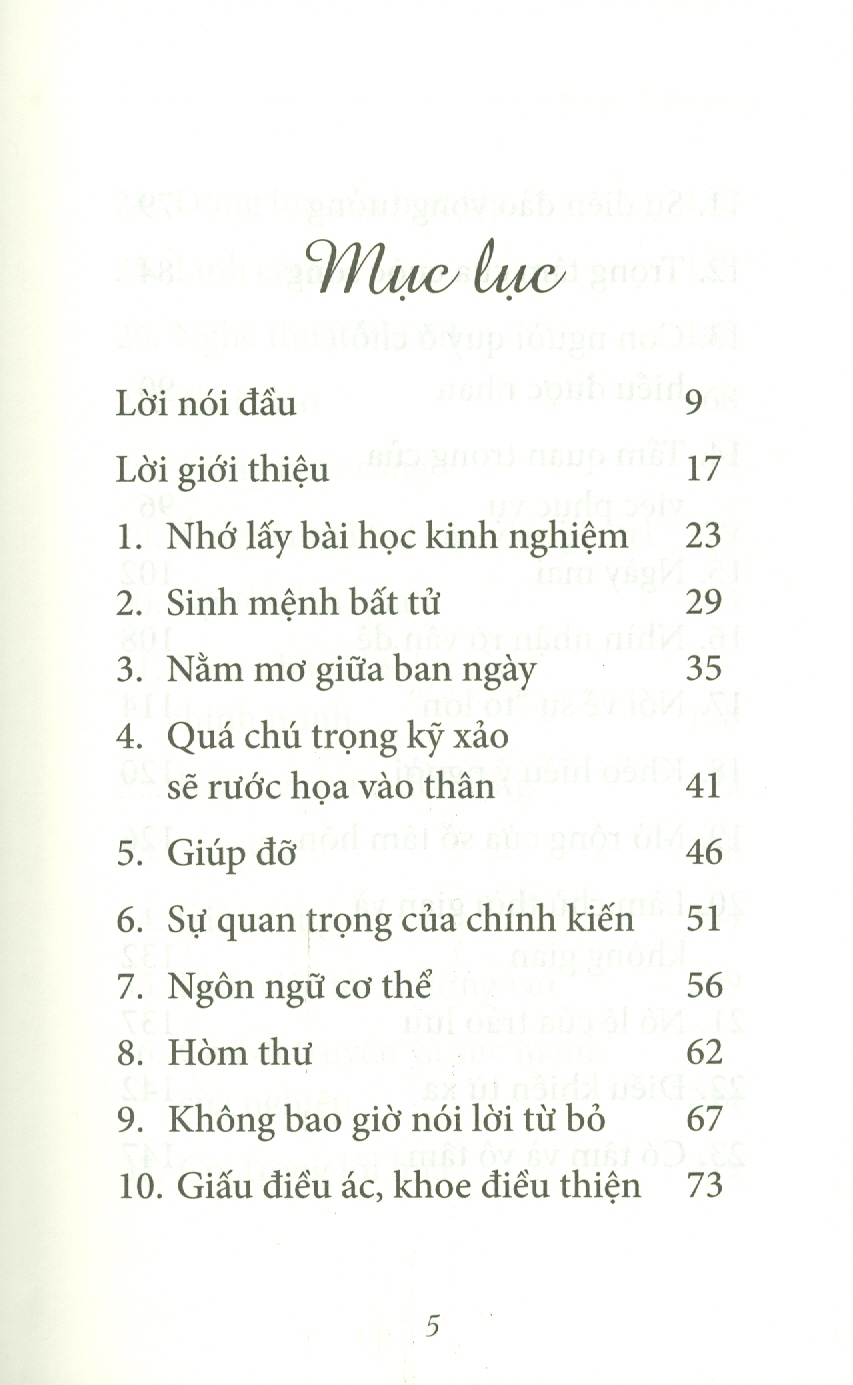 Tuyển Tập Ranh Giới Giữa Mê Và Ngộ, Tập 23: Gia Vị Ứng Xử