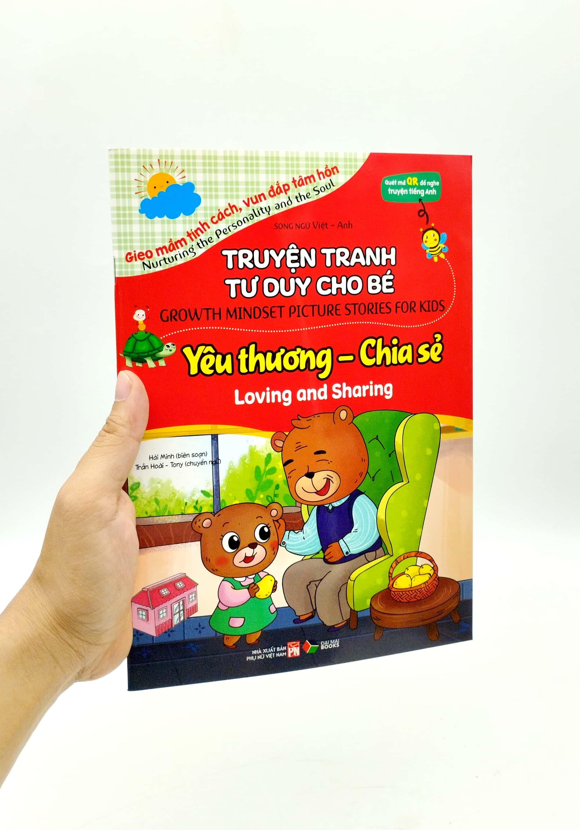 Truyện Tranh Tư Duy Cho Bé - Song Ngữ Việt-Anh - Yêu Thương Và Chia Sẻ