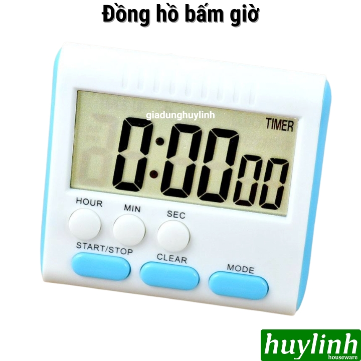 Đồng hồ hẹn giờ đếm ngược hẹn giờ ủ trà, nấu trân châu - Đồng hồ pha chế - Đồng hồ hẹn giờ